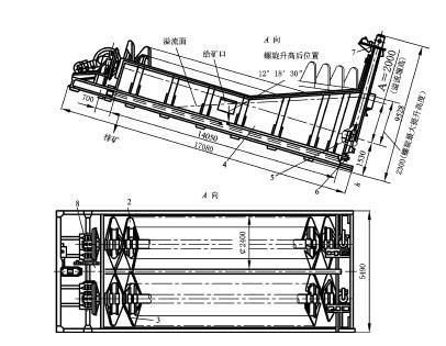 分級機結構示意簡圖